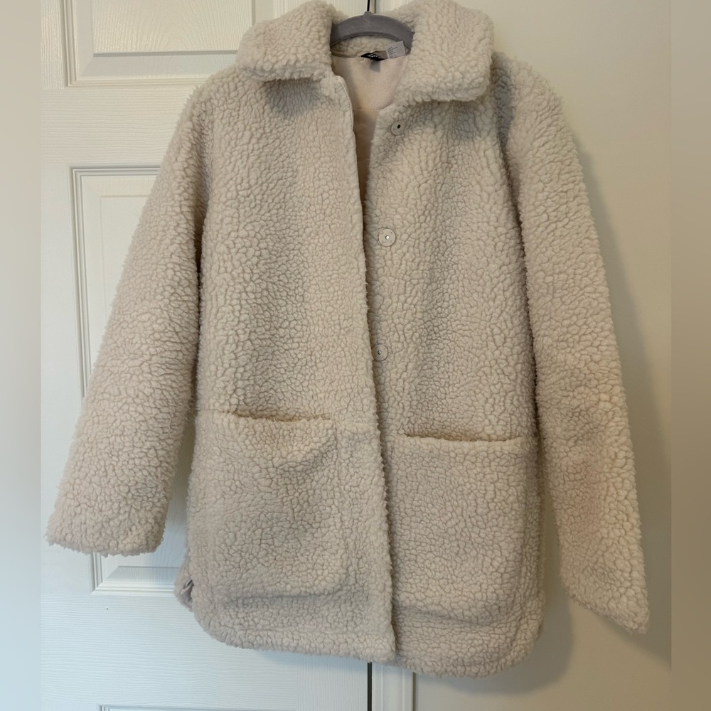 H&M teddy coat
